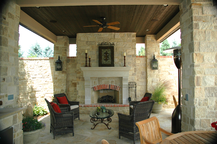 Outdoor Fireplace